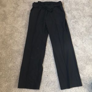 Athleta Wide Leg Destination Pants w/ Tie Belt